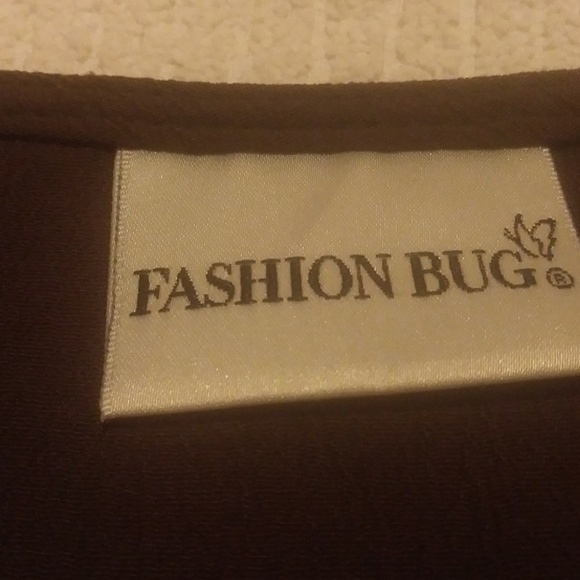 FASHION BUG 2-IN-1 SHEER BLOUSE - Picture 2 of 4